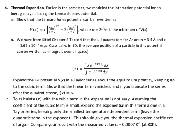 4 Thermal Expansion Earlier In The Semester We Chegg Com