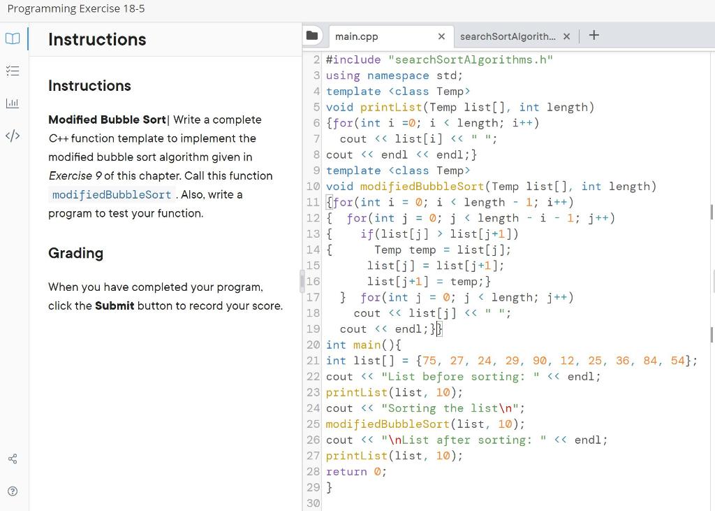 Solved what is wrong with my c++ code? I cant get passed 50% | Chegg.com