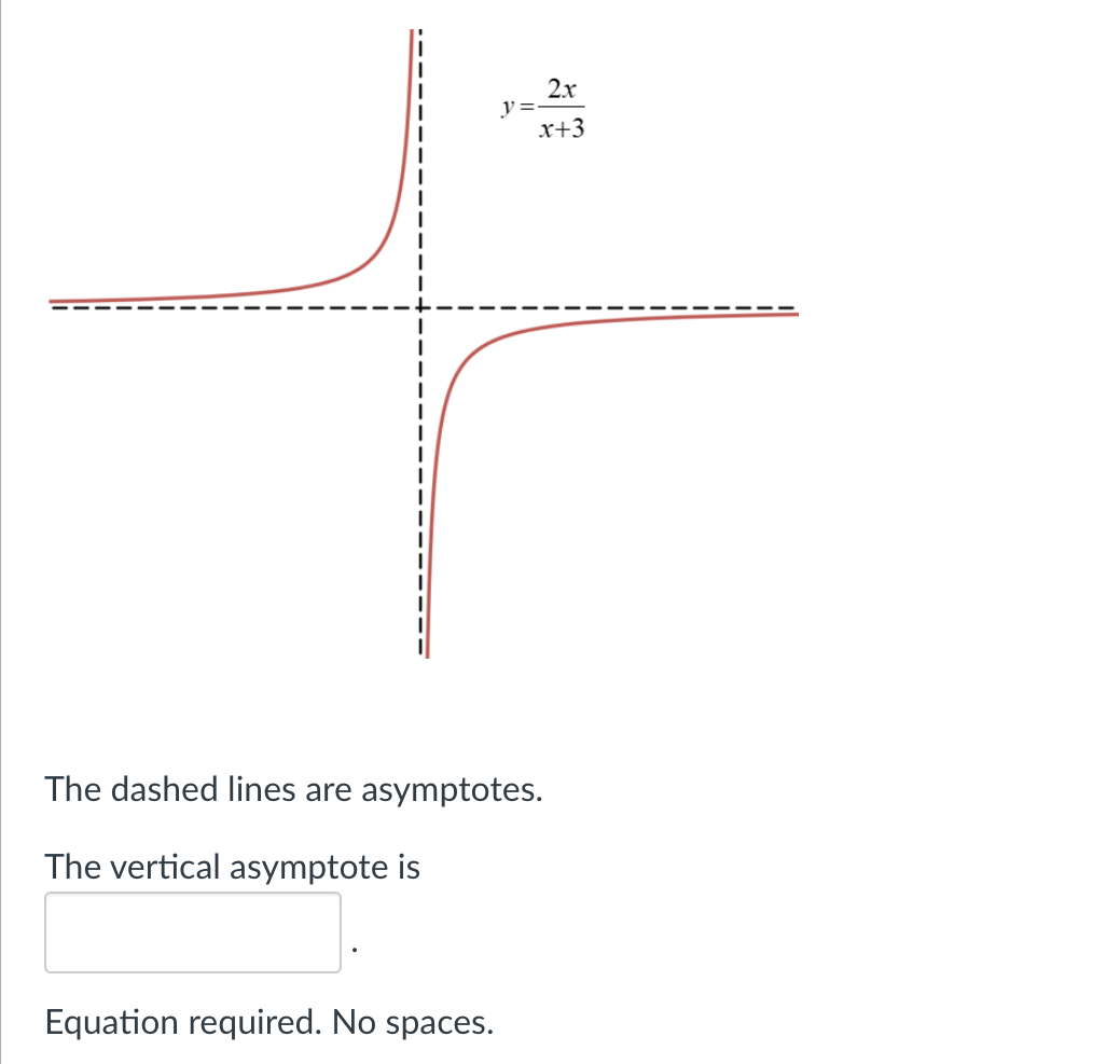 Equation required. No spaces.