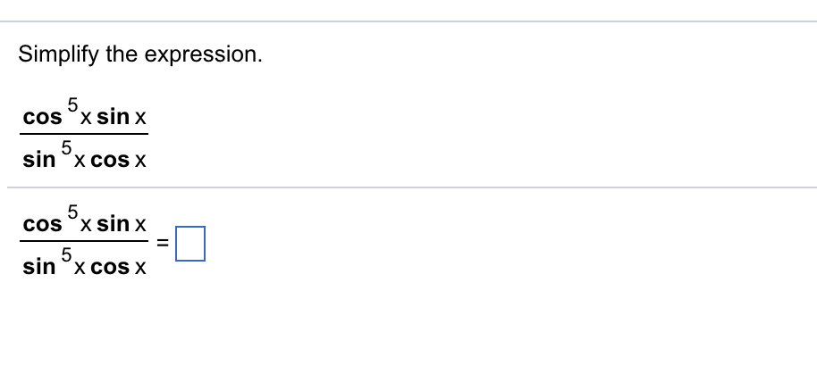 what is the value of cos x - sin x