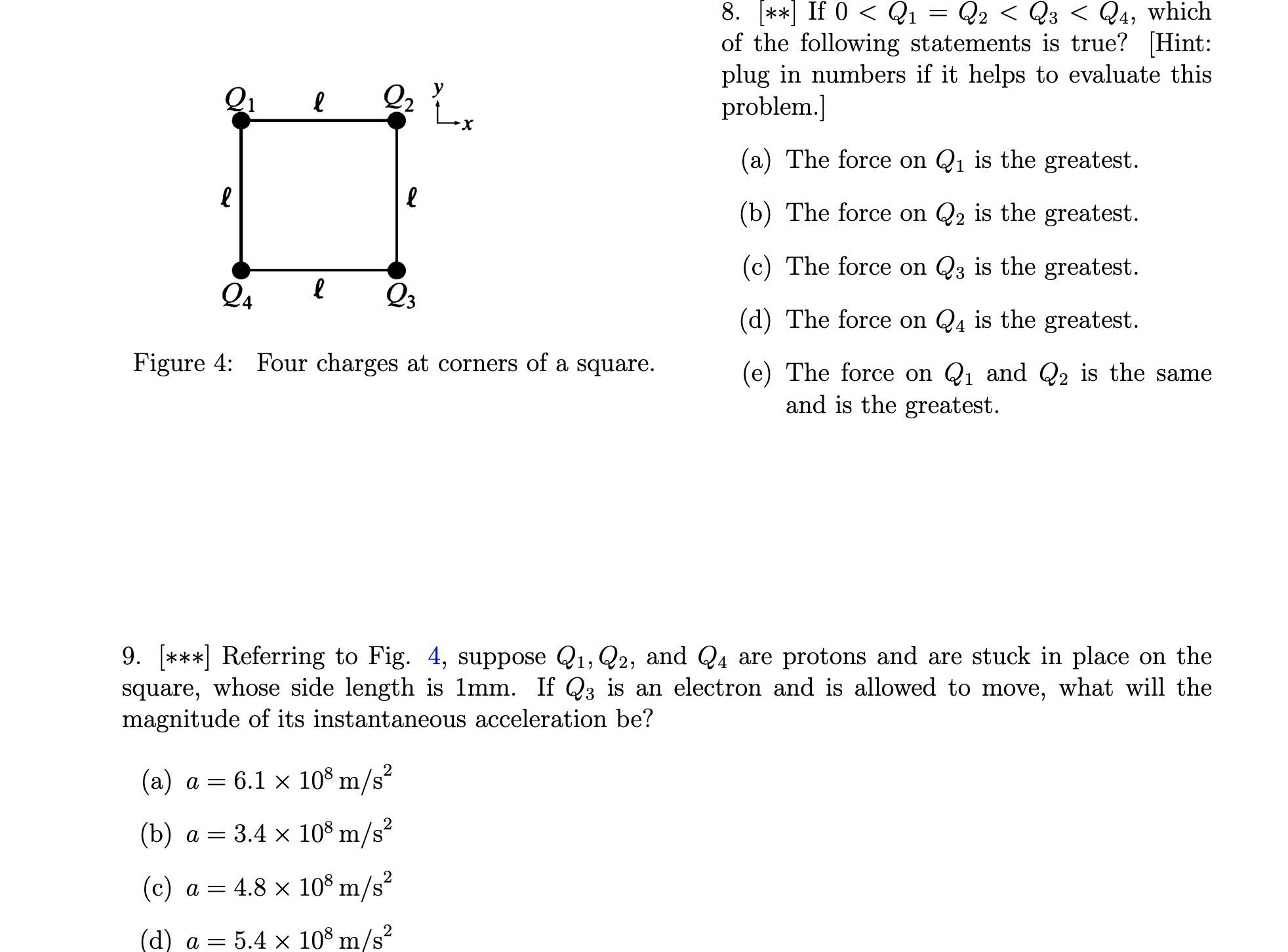 Solved 8. [**] If \\( 0 | Chegg.com