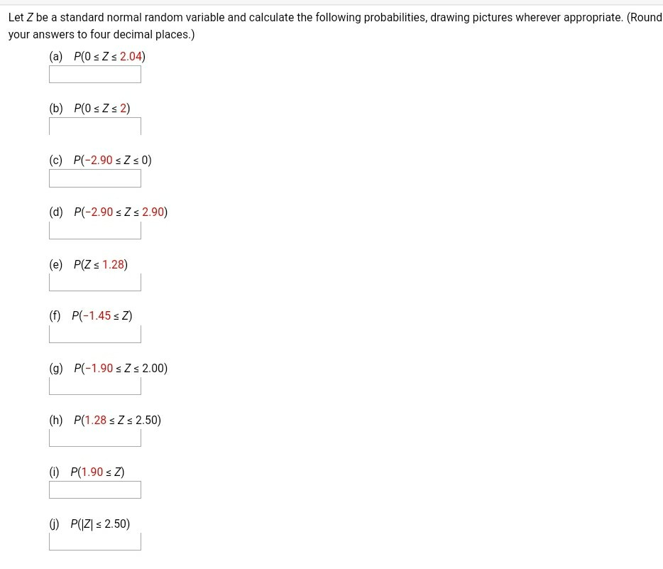 Solved Let Z be a standard normal random variable and | Chegg.com