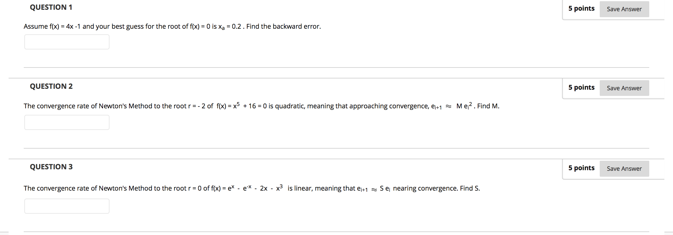 Solved Question 1 5 Points Save Answer Assume F X 4x 1