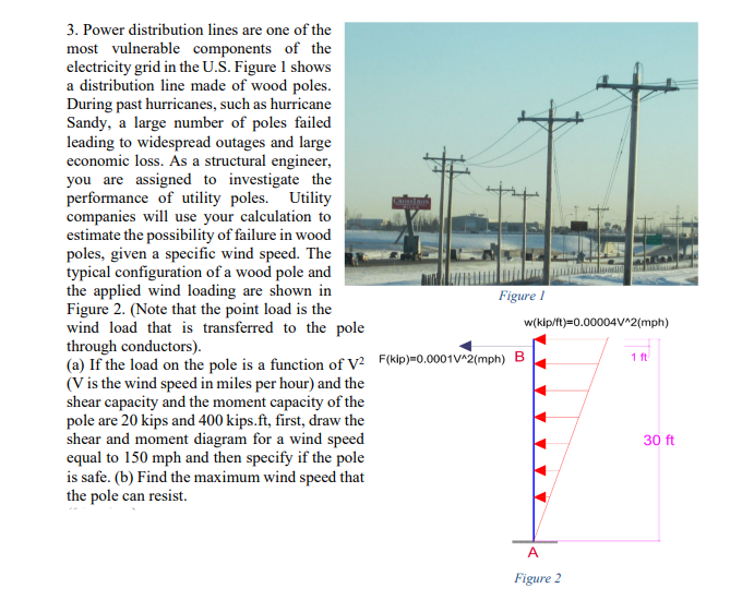 3. Power distribution lines are one of the most