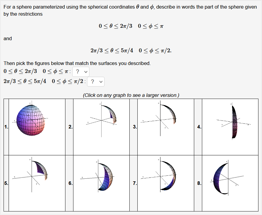 solved-for-a-sphere-parameterized-using-the-spherical-chegg