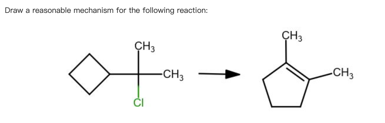 Solved Draw a reasonable mechanism for the following | Chegg.com