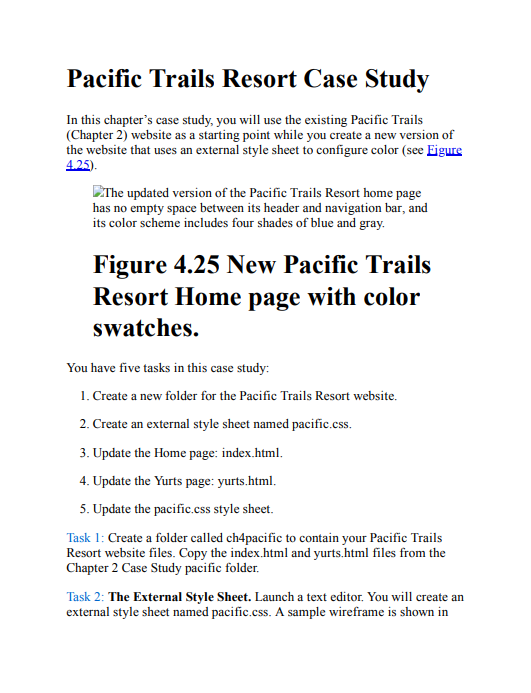 pacific trails resort case study chapter 2