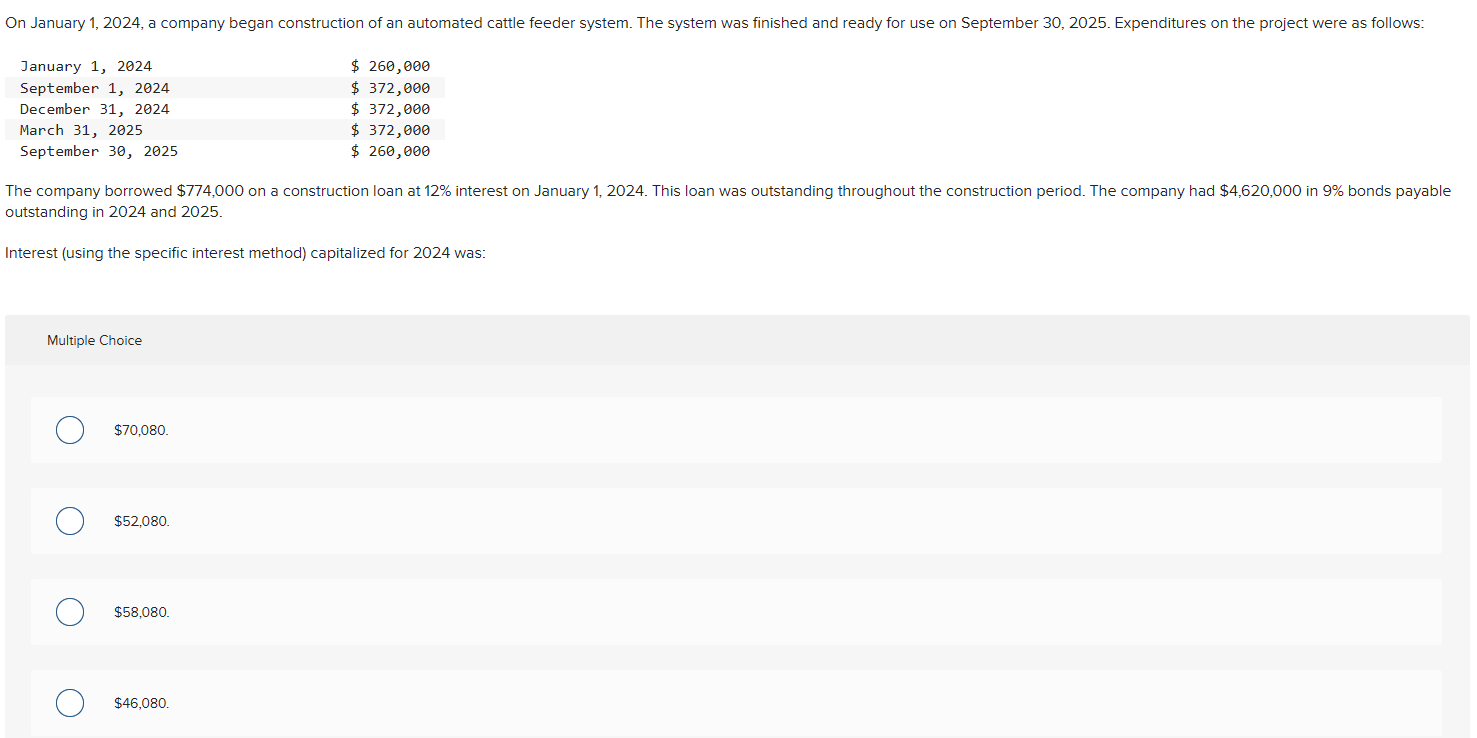 Solved Outstanding In 2024 And 2025 Interest Using The Chegg Com   Php4yPTSU