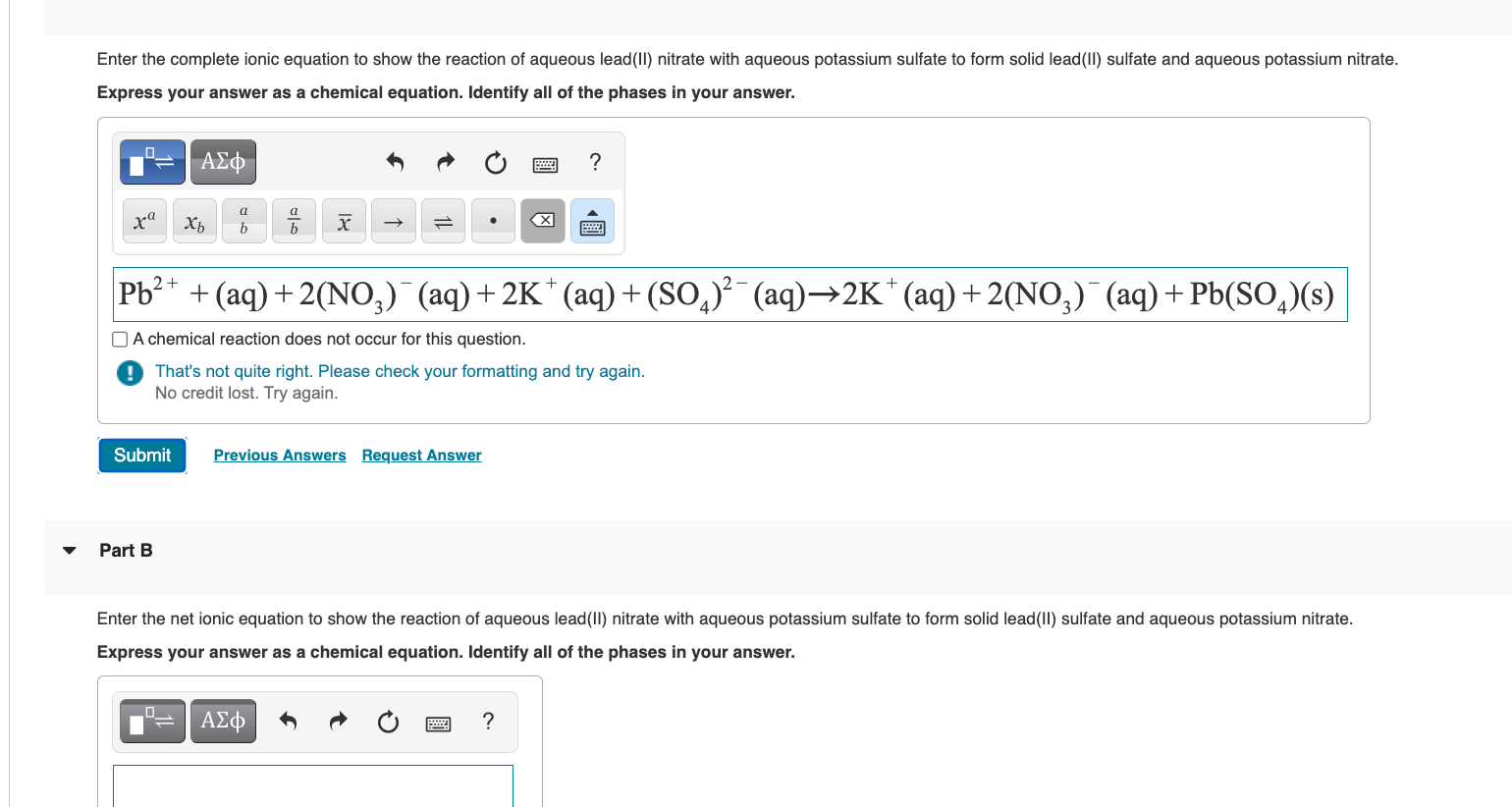 Solved Enter the complete ionic equation to show the