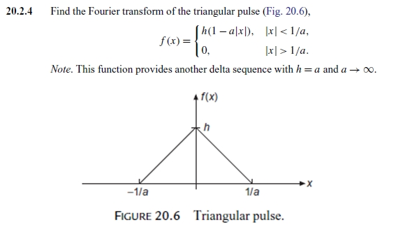 Solved 20 2 4 Find The Fourier Transform Of The Triangular