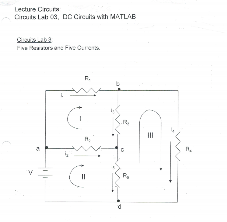 Solved (MATLAB) Part 1.) Given The Circuit Diagram Attached | Chegg.com