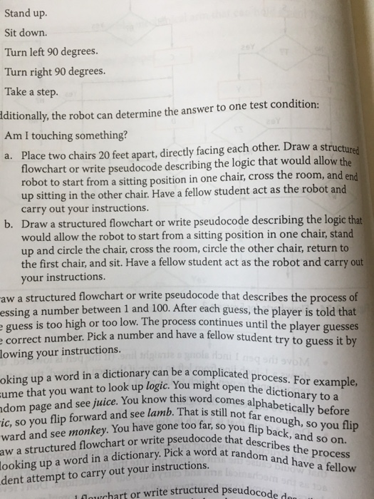 Solved place two chairs 20 feet apart , directly facing each