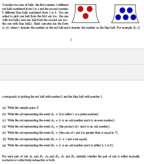 Solved Consider two uns of balk: the fust contains 3 | Chegg.com