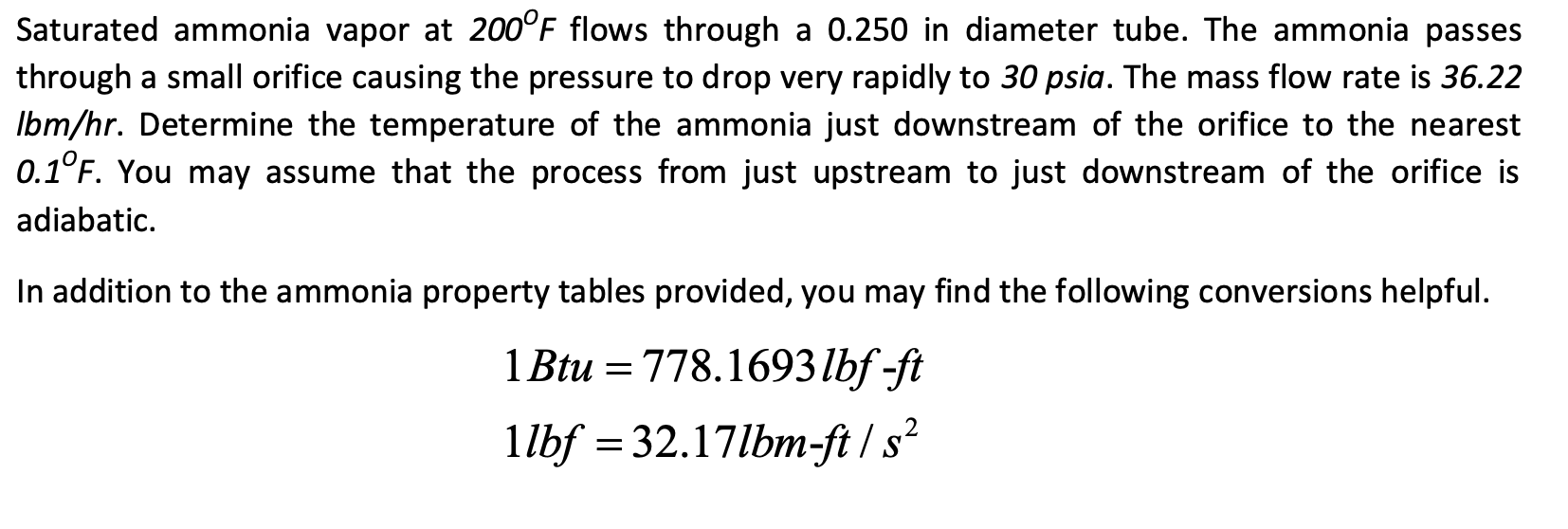 Solved Saturated Ammonia Temp. -60 -50 -40 -30 -28.0 -20 -10 | Chegg.com