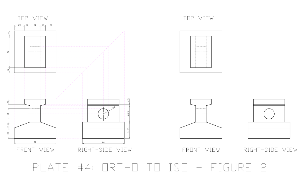 Solved TOP VIEW TOP VIEW R 250 O ortor o 及 P o 2.50 FRONT | Chegg.com