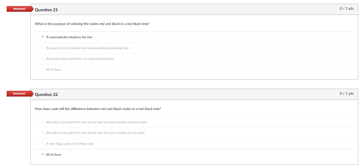 Solved What is the purpose of coloring the nodes red and | Chegg.com