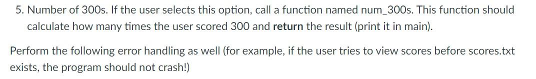 Solved For this assignment, you will write a Python program | Chegg.com