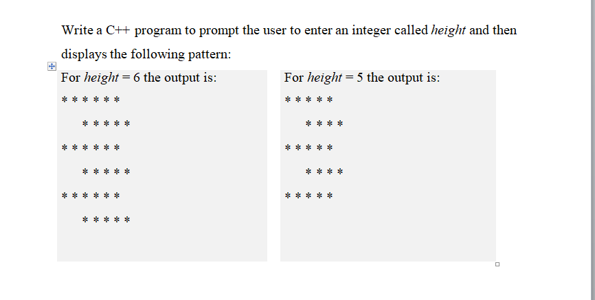 Solved Write a CH program to prompt the user to enter an | Chegg.com