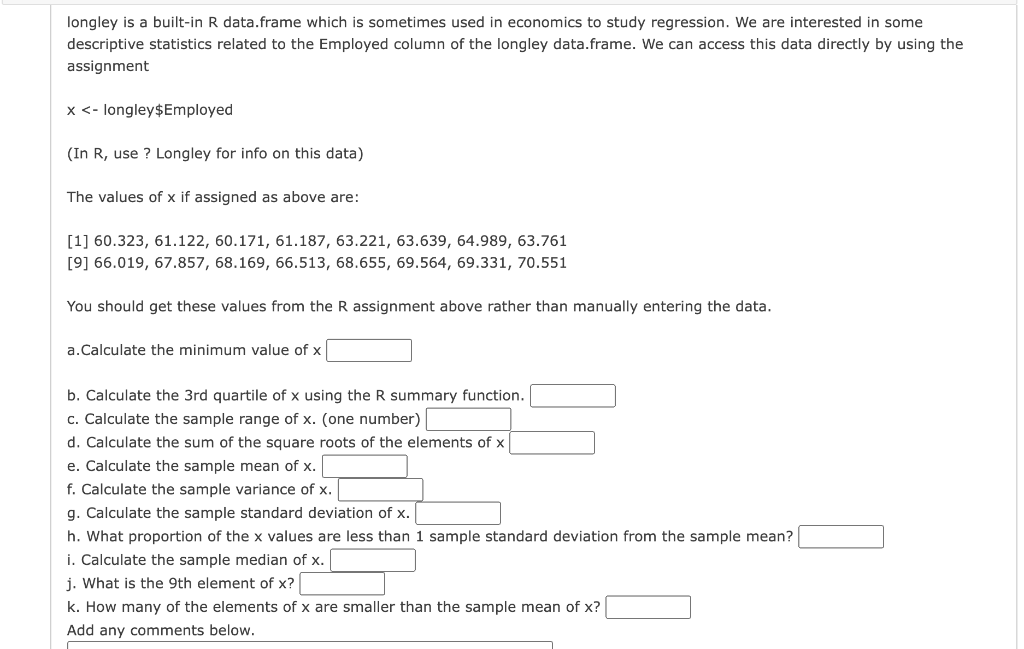 solved-longley-is-a-built-in-r-data-frame-which-is-sometimes-chegg