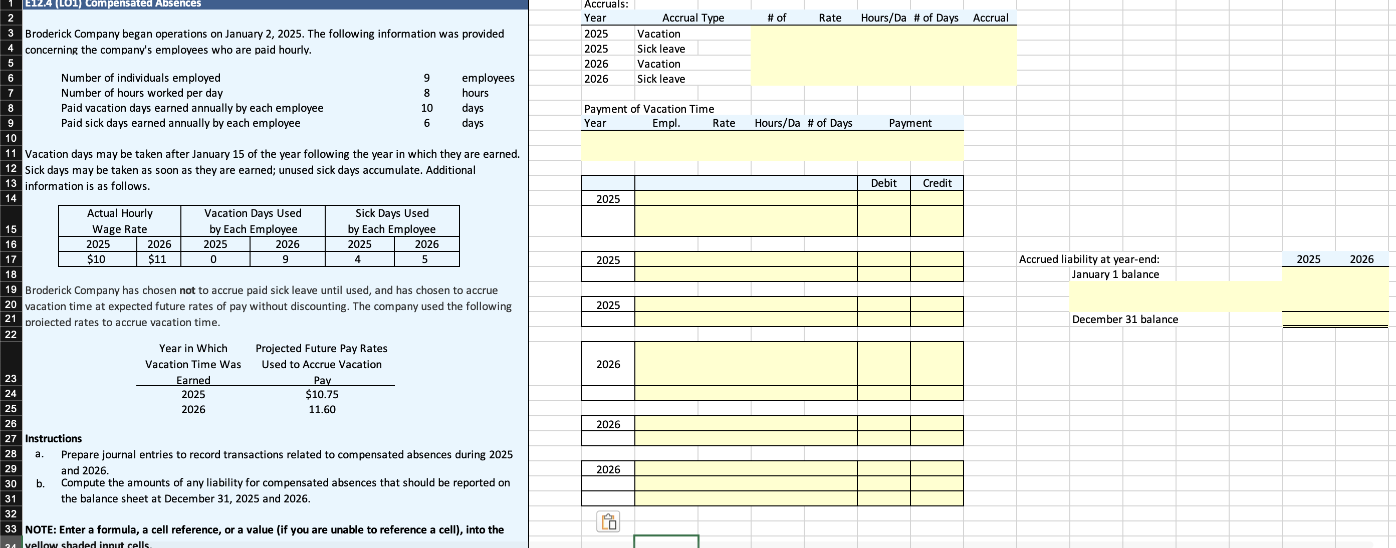 Solved Broderick Company began operations on January 2,