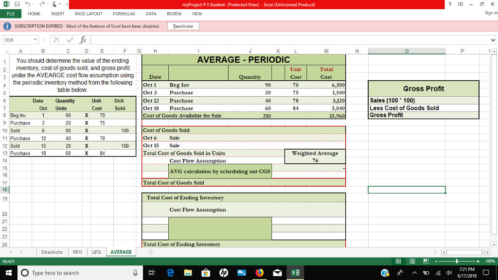 excel unlicensed product