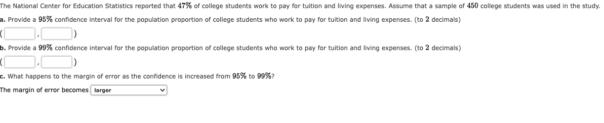 Solved The National Center For Education Statistics Reported | Chegg.com