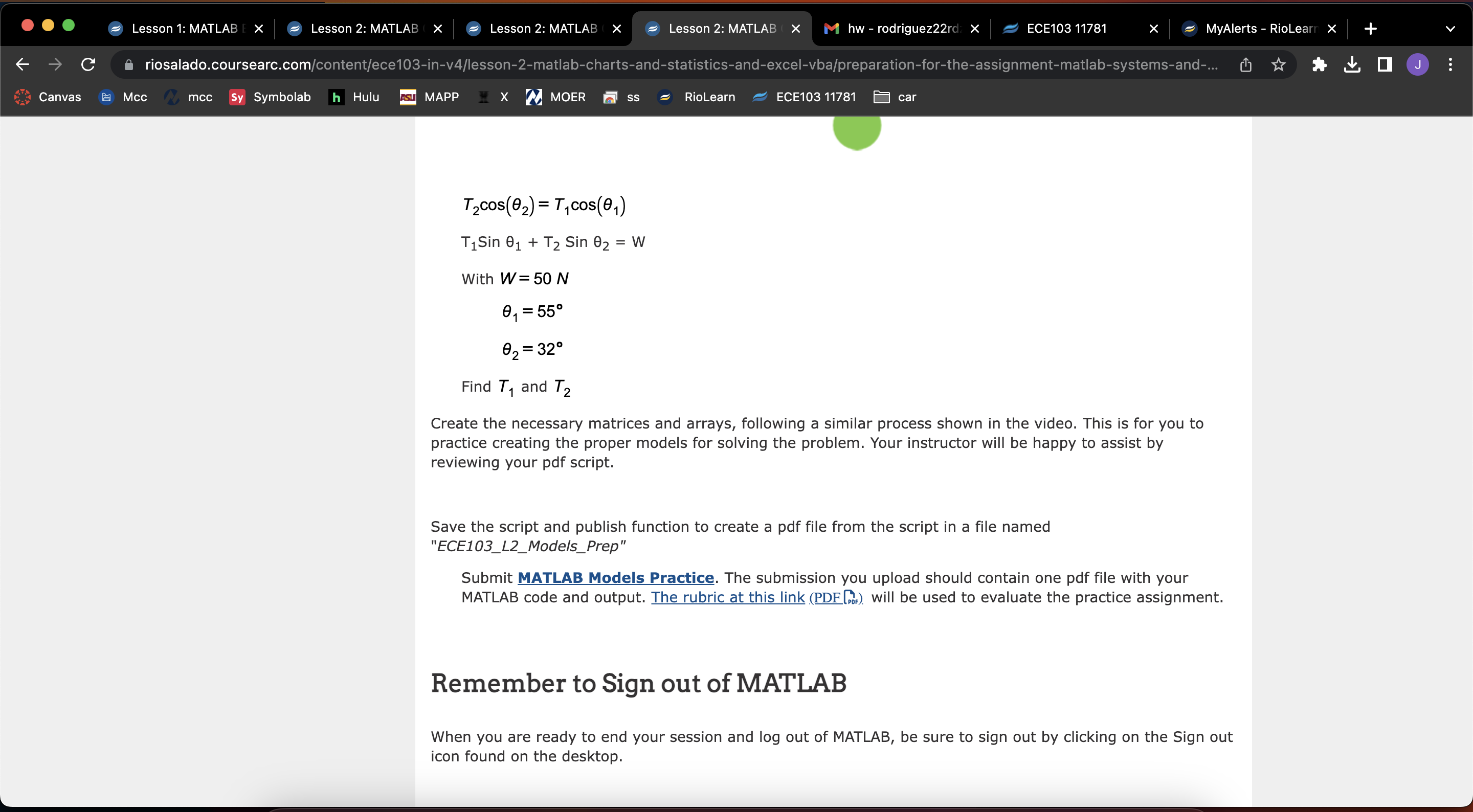 Solved Post picture of code and command window with the | Chegg.com