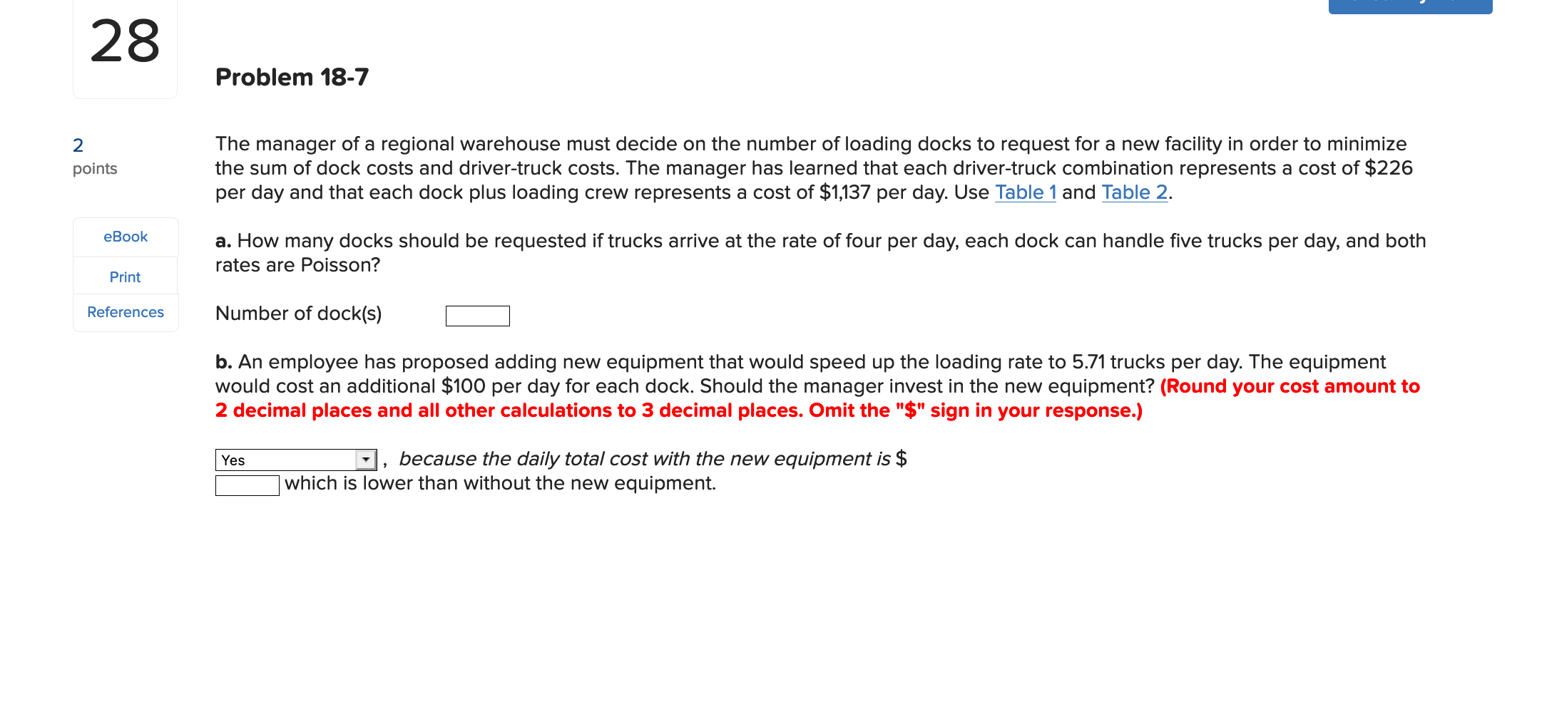 Solved Problem 187 points The manager of a regional