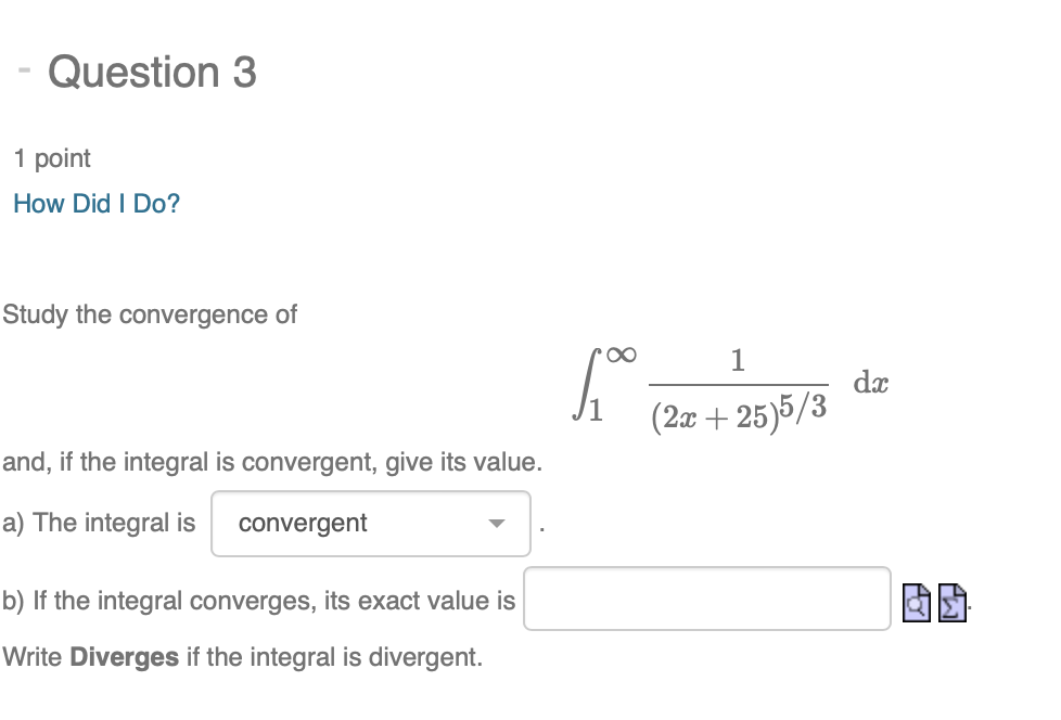 solved-study-the-convergence-of-1-2x-25-5-31-dx-and-if-chegg