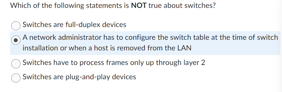Solved Which of the following statements is NOT true about | Chegg.com