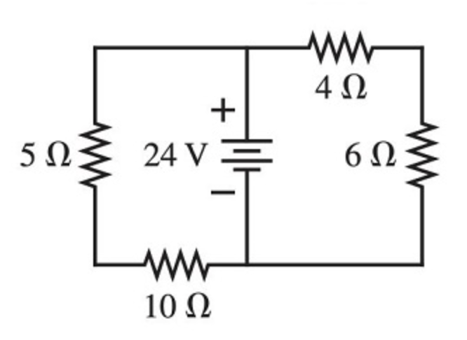 Solved Find the current through each resistor.Find the | Chegg.com