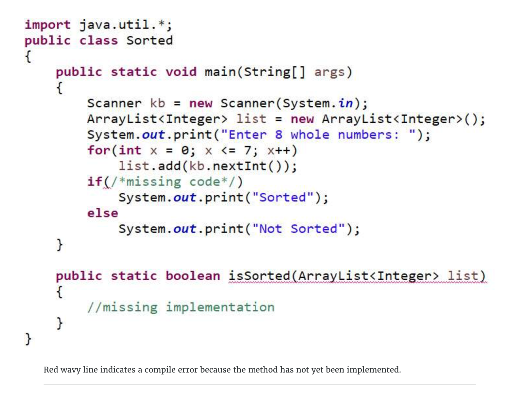 Solved 7.5_7.6.2 Sorted Write a program that will