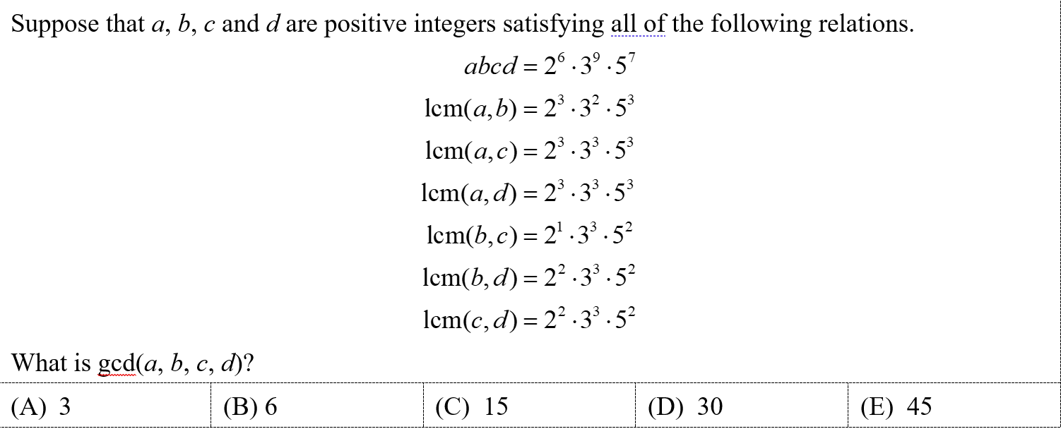 Solved Suppose That A,b,c And D Are Positive Integers | Chegg.com