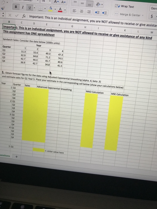 Solved This is an individual assignment, you are NOT allowed | Chegg.com