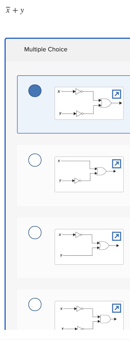 Solved 1. Identify the circuit that represents the | Chegg.com
