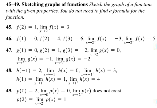 Solved 45-49. Sketching graphs of functions Sketch the graph | Chegg.com