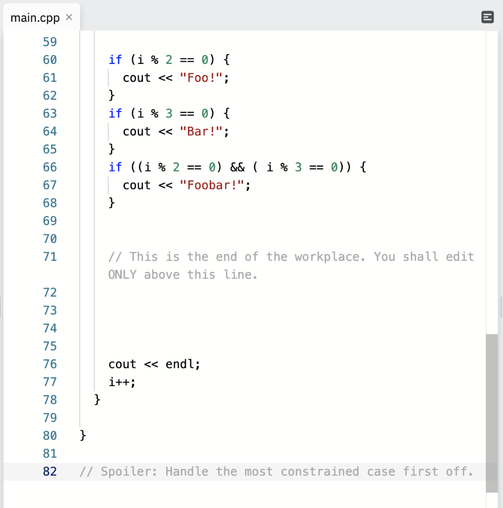 Solved main.cpp x 1 /* Lab 4: IF-ELSE, an actual job | Chegg.com