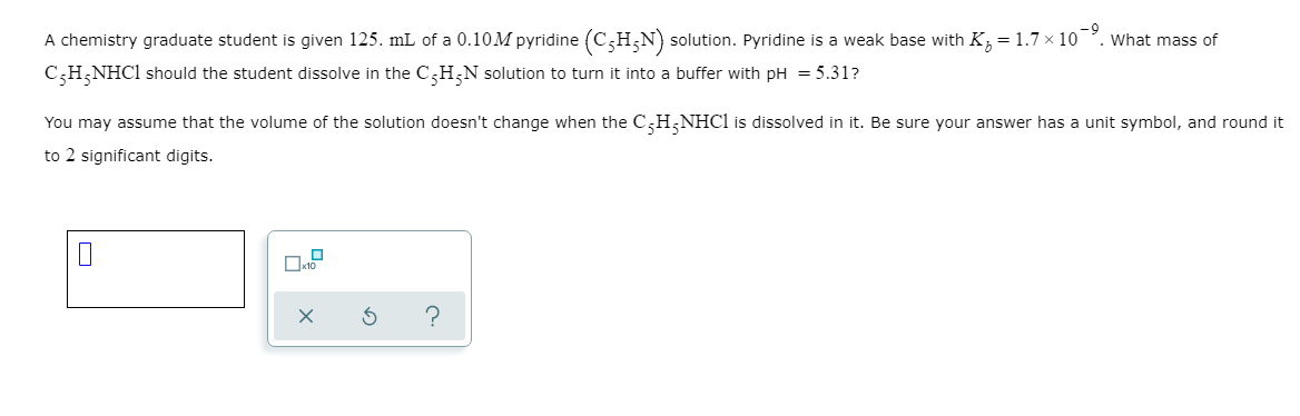 Solved -9 . What mass of A chemistry graduate student is | Chegg.com
