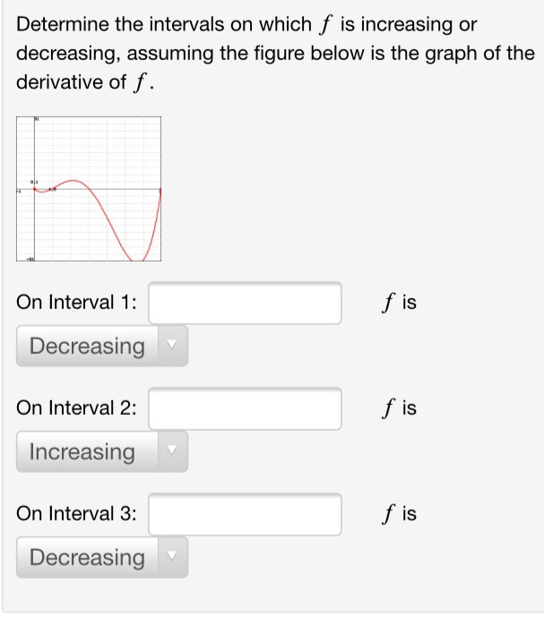 Solved Determine the intervals on which f is increasing or | Chegg.com