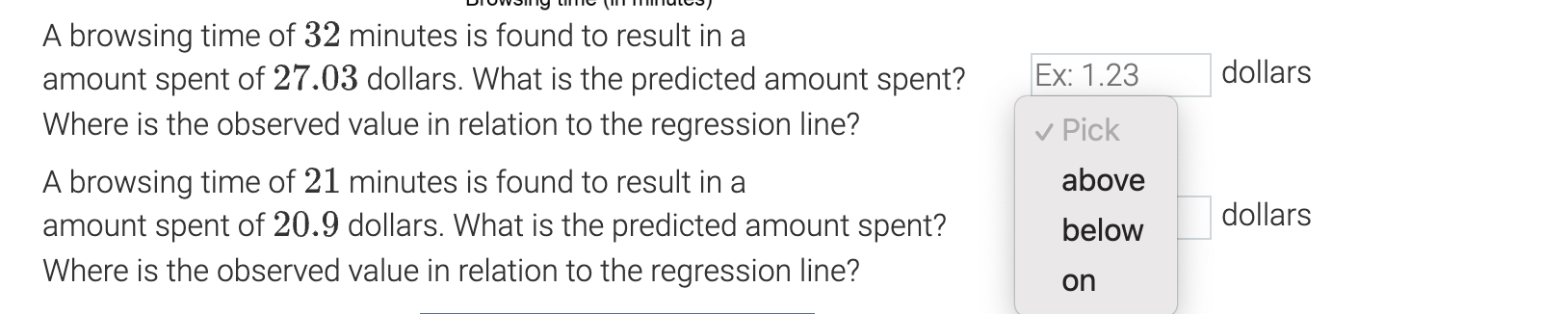 A boutique wants to determine how the amount of time | Chegg.com