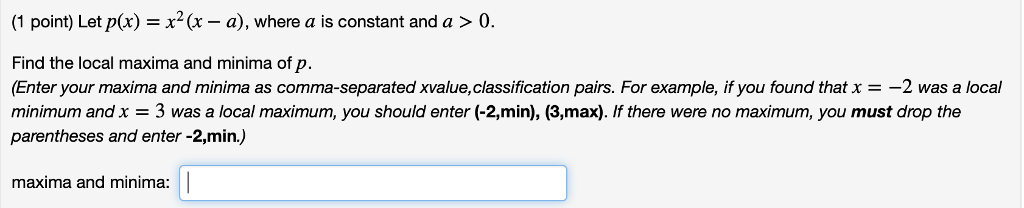 Solved (1 point) Find the formula for a function of the form | Chegg.com