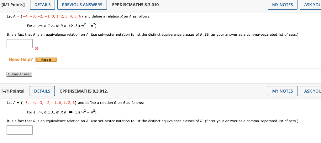 Solved [0/1 Points] DETAILS PREVIOUS ANSWERS EPPDISCMATH5 | Chegg.com