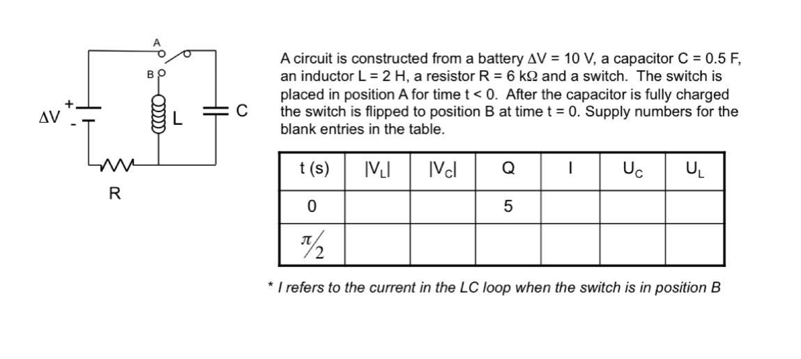 Solved Bo A Circuit Is Constructed From A Battery Av 10 Chegg Com