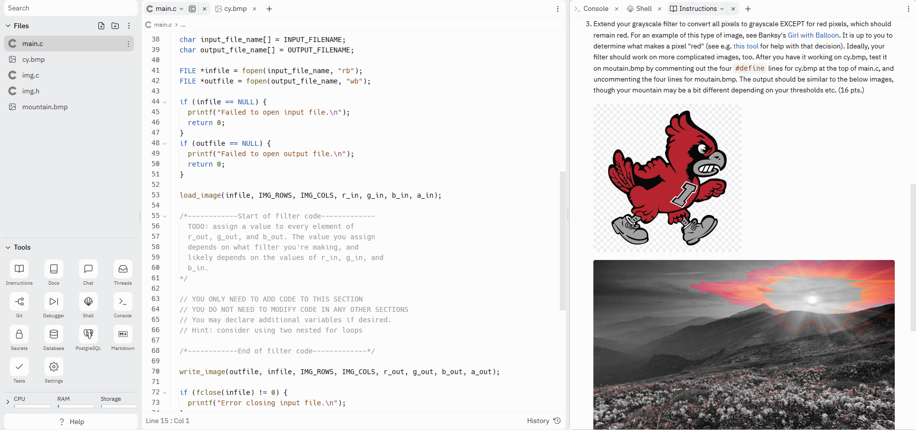 Solved Need Help with C PROGRAMMING question. View the | Chegg.com