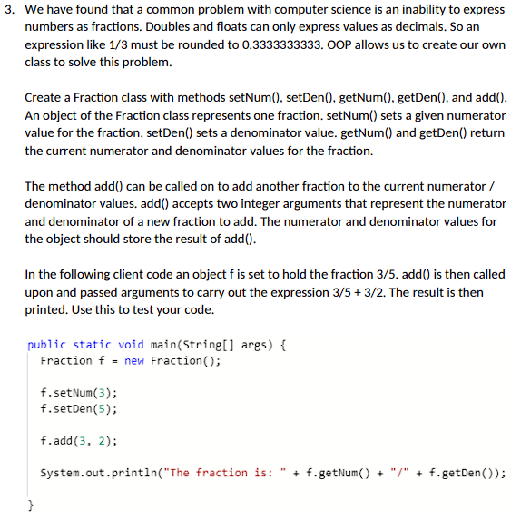 Solved 3. We have found that a common problem with computer | Chegg.com