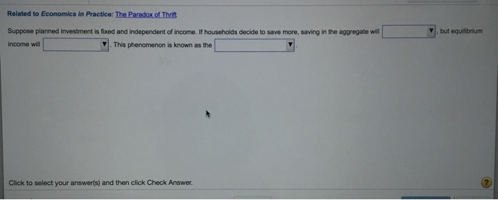 Solved Consider the following model of a very simple | Chegg.com