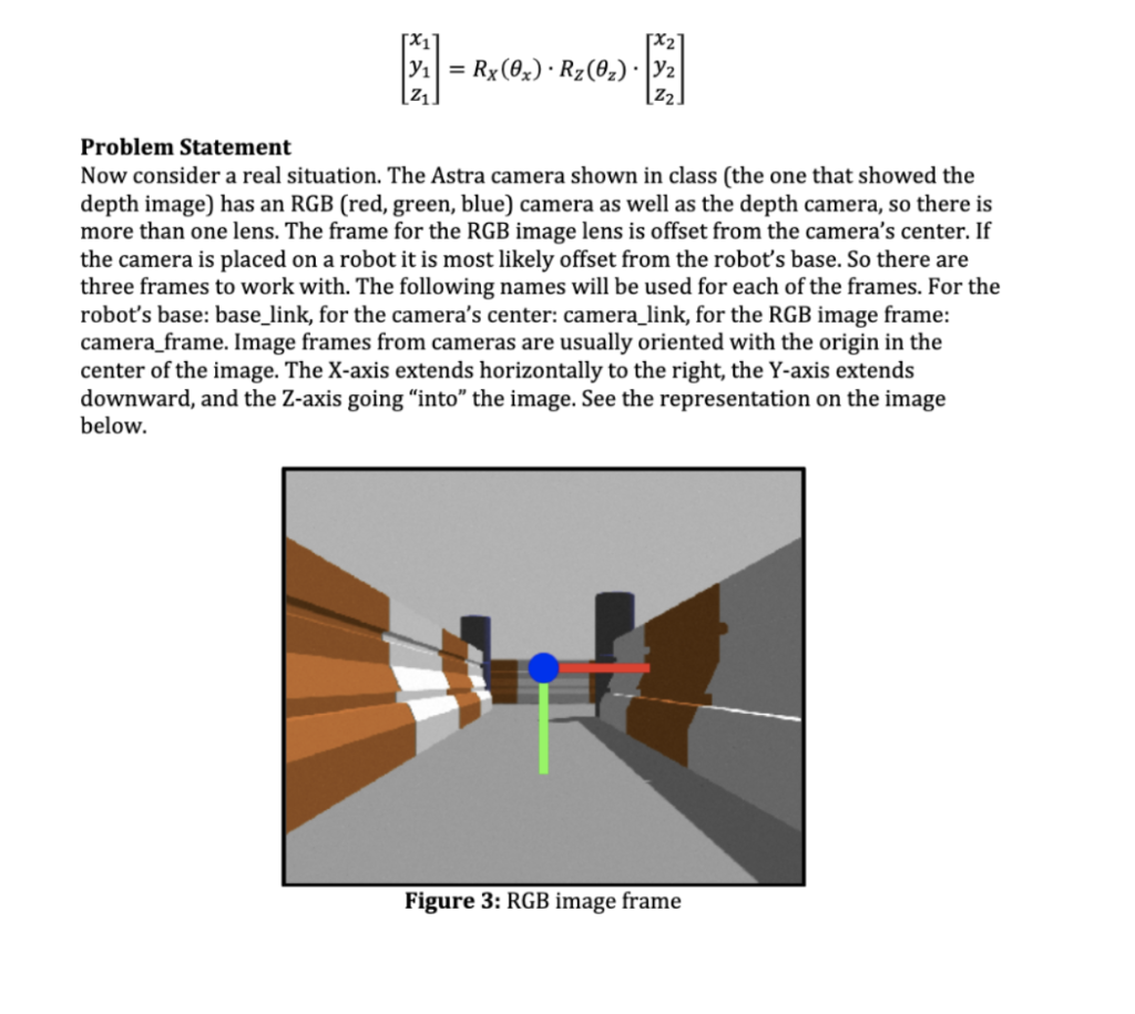 2) (25pts) The derivation for rotation matrices and | Chegg.com