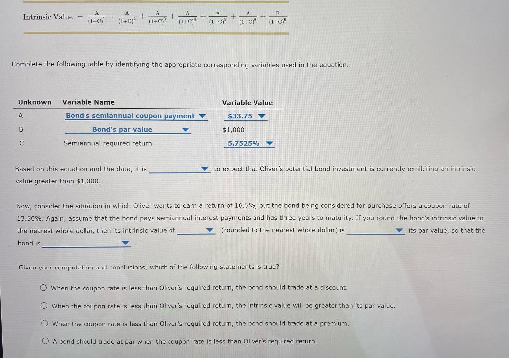 Solved The process of bond valuation is based on the | Chegg.com