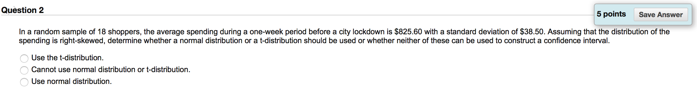 Solved Question 2 5 points Save Answer In a random sample of | Chegg.com