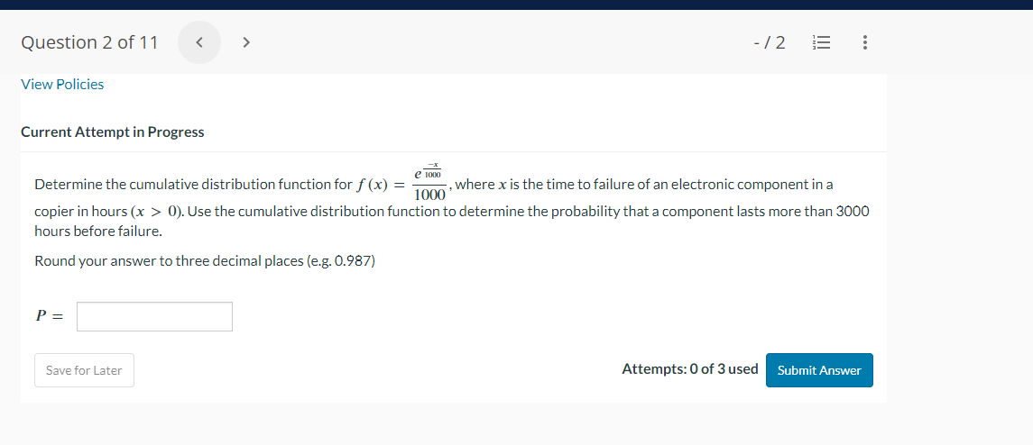 Solved Suppose the cumulative distribution function of the | Chegg.com